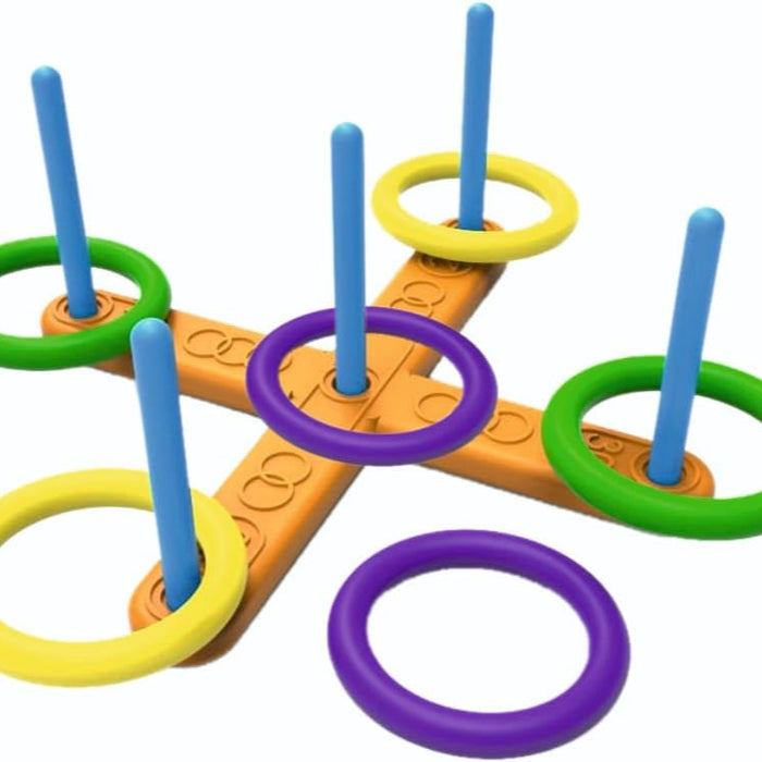 Ring Toss Game Indoor Outdoor Fun Ring Game 13 Pcs