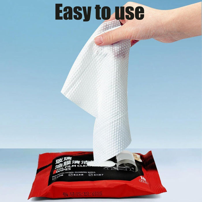 Oil Film Cleaning Wipes – PACK OF 3 (Total 30 Wipes)