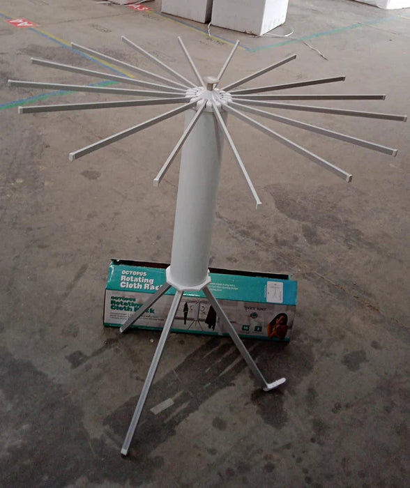 Foldable Rotary Clothes Drying Rack Stand (1 Pc)