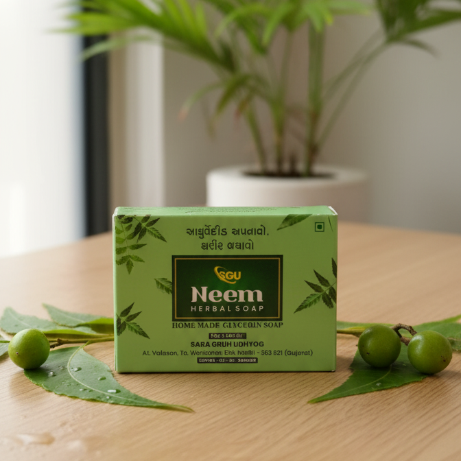 Neem Glycerin Soap β Natural, Antibacterial & Skin Purifying