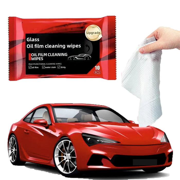 Oil Film Cleaning Wipes – PACK OF 3 (Total 30 Wipes)