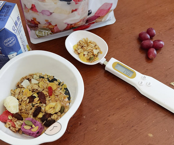 Digital Spoon Scale – Portable Measuring Tool for Food, Medicine, Diet, Baking & Cooking