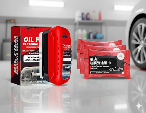 Oil Film Cleaning Wipes & Cleaner