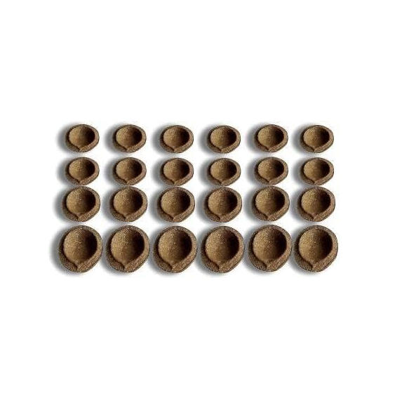 Panchagavya Diyas – Made from Desi Cow Dung ( Brown) – Ideal for Diwali & Puja Rituals | गोमय वसते लक्ष्मी