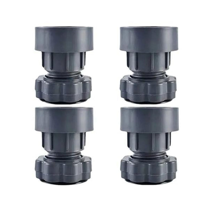 Plastic Washing Machine Vibration Feet , Adjustable Highly Non-Slip Support Anti Vibration Walk  Shock Absorber Noise Cancelling Furniture Lifting Base (4 Pcs Set)