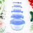 Modern Glass Bowl Set Mixing / Storage Bowls with Lids (5 Pcs Set)