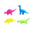 Small Dinosaur Shaped Erasers (4 Pc): Animal Erasers for Kids (School Supplies)