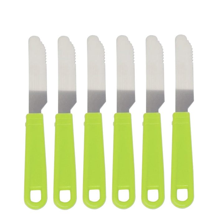 High-quality stainless steel cutlery set with 24 pieces and a sturdy stand.