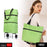 Travel trolley shopping bag, foldable cart bag for luggage.