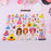 Multipurpose Adhesive 3D Stickers (1 Sheet / 19×15 Cm)