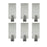 Heavy-duty self-adhesive hooks, pack of 6.