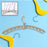Portable folding clothes hanger, 360° rotation, adjustable