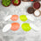 Multipurpose Small Round Plastic Bowl / Katori With Lid, Microwave Safe Reusable Lightweight Bowl, Dishwasher Safe Chutney Bowl (4 Pcs Set)