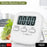 Kitchen timer with magnetic stand