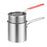 Small Deep Frying Pot With Strainer Basket (2 Pc Set)