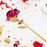 Gold Rose Artificial Rose Flower With Gift Box, Plastic Flowers Best Gifts for Friend Girl Wife Women, Golden Rose Gift for Valentine's Day, Mother's Day, Anniversary, Birthday, Wedding, Gold (1 Pc)