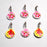 Versatile wall hooks for organizing items, 6 pcs.