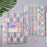 Transparent organizer box, 36 compartments for jewelry