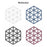 PVC coaster with heat resistance and anti-slip properties