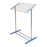 Multi-Functional Single Tier Mobile Towel Foldable Rack for Cloth and Towel / Stainless Steel and Plastic Made Mobile Towel and Cloth Rack Holder Indoor / Outdoor Standing Movable Cloth Dryer Rack, Balcony Cloth Drying Stand