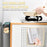 Clear drawer storage box with organized spices and seasonings