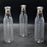 Kids' water bottles with diamond cut, set of 3, close-up