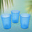 Reusable Plastic Drinking Tumblers - 4-Piece Transparent Water Cup Set for Kitchen & Dining