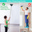 2-in-1 Extendable Triangle Mop – Retractable, 360° Rotating, Telescopic & Reusable Mop Heads (1 Pc)