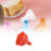 Detailed view of silicone funnel with wide opening for easy use