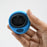 Step tracker with digital display, measures distance, speed, and calories burned.