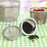 Spice filter mesh ball with locking lid
