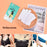 Transparent double-sided medical tape, anti-skid and disposable, for lingerie use.