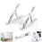 Metal Portable Laptop Stand – 6-Angle Adjustable Riser for Laptops, Phones & Tablets