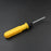 Magnetic screwdriver with slotted and cross head tips