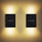Solar Wall Lights Small Fence Lights Solar Powered Up Down LED Porch Light Garden Lights Outdoor Solar Landscape Lights WaterProof Light (1 Pc)