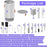Keyboard Cleaner Kit, 20-in-1 Laptop Phone Screen Cleaning Kit, Keyboard Cleaning Kit with Electronic Cleaning Brush Spray for AirPods Pro,  iPhone Pro, Camera, Computer Cleaning 