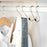 Versatile S hooks for organizing space.