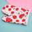 Vibrant designer oven mitt and pot holder for baking and cooking.