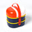 Capsule lunch box with bottle
