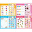 Musical study book teaching numbers and letters to children