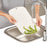 Sleek knife with chopping board for easy food prep