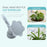 Watering spout with dual heads