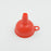 Silicone funnel in use for pouring liquids and grains