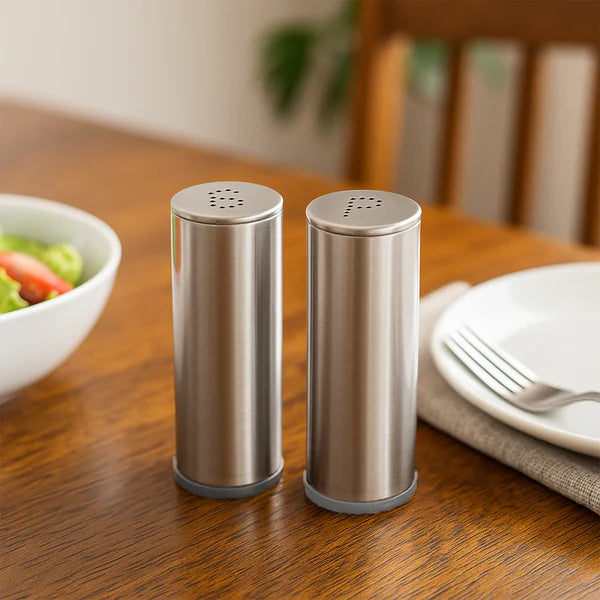 Supermom Stainless Steel Salt and Pepper Shaker Set (2 Pc)