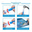 Quick dry magic painting board for kids