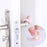 Anti-collision silicone door stopper, crash pad for handles.