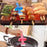 Plastic spatula with holder, durable design, for kitchen use