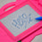 Creative magnetic writing slate toy with colorful screen for kids