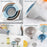 3 in 1 Kitchen Funnel Set of 3, Funnel for Filling Bottle, Small Canning Funnel with Handle, Food Grade Plastic Funnel with Detachable Strainer Filter for Liquid, Dry Ingredients, and Powder