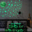Glow-in-the-dark drawing board with light